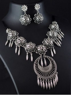 Oxidised Jewelry Set